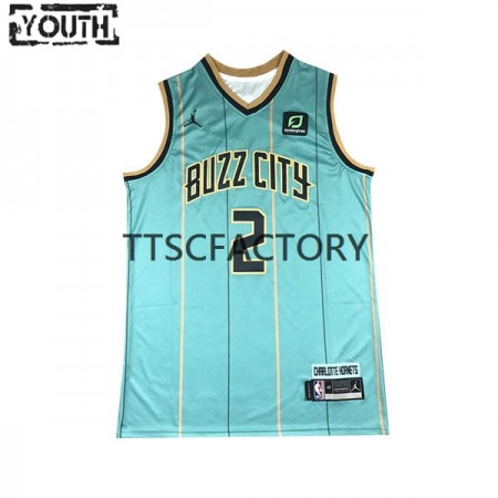 Dres Charlotte Hornets James Bouknight 2 Jordan 2022-23 City Edition Green Swingman - Dječji